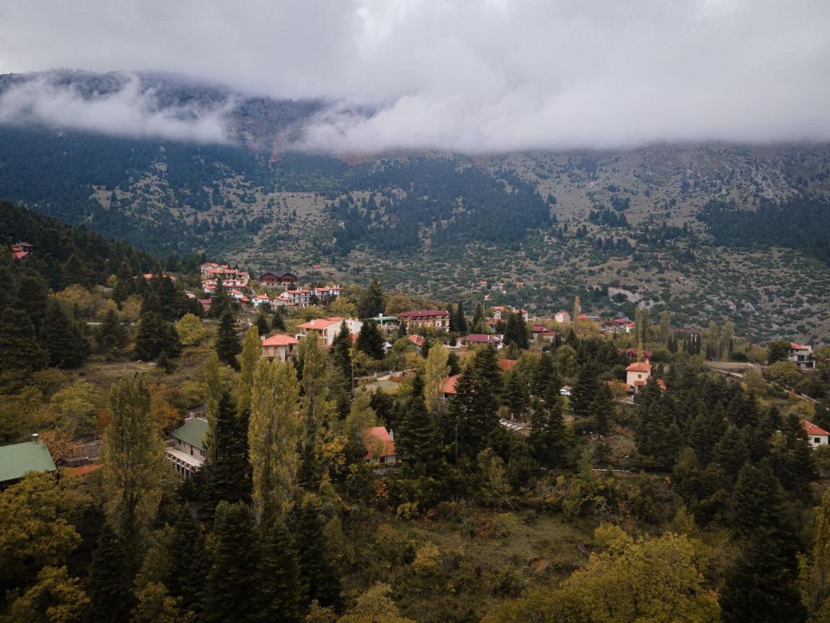 Parnassus Dreamwood Chalet Eptálofos Exterior foto