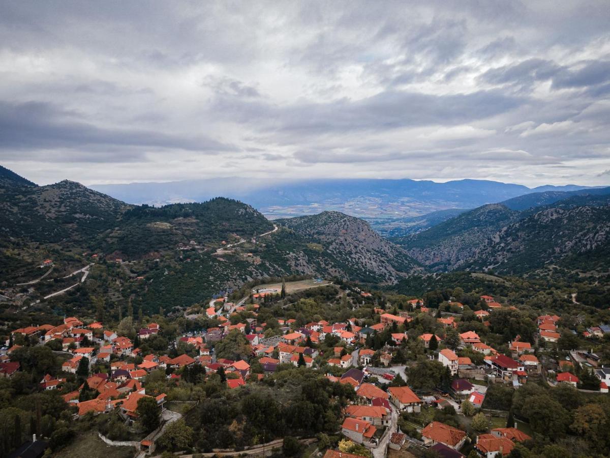Parnassus Dreamwood Chalet Eptálofos Exterior foto